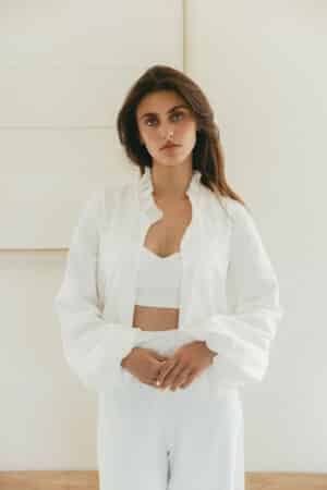 Chaqueta Josepha de crepé - Madame a dit oui