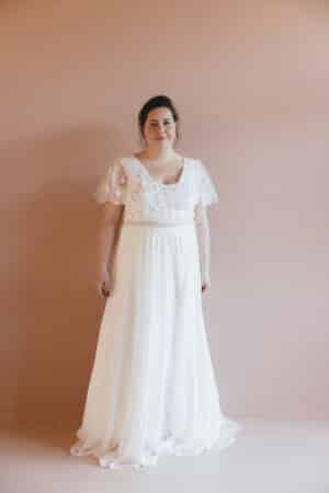 Robe de mariée Madeleine vue de dos - Madame a dit oui