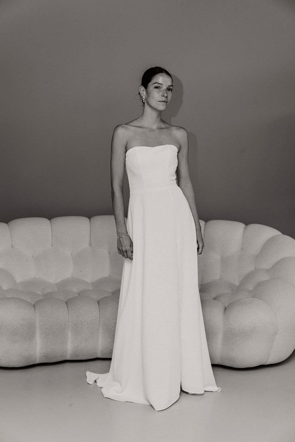 robe de mariée bustier grace - madame a dit oui