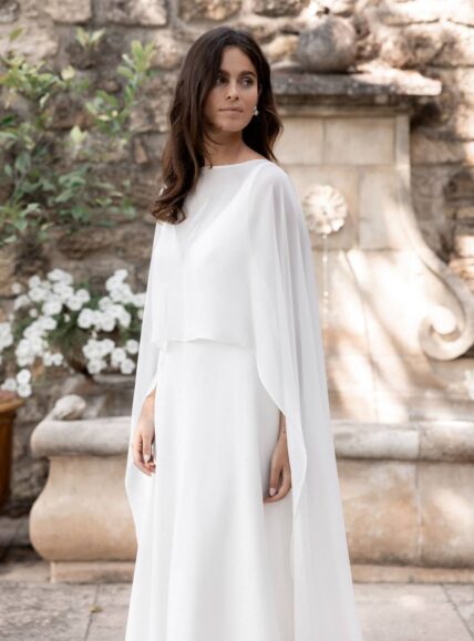 Cape de mariée Bonnie- madame a dit oui