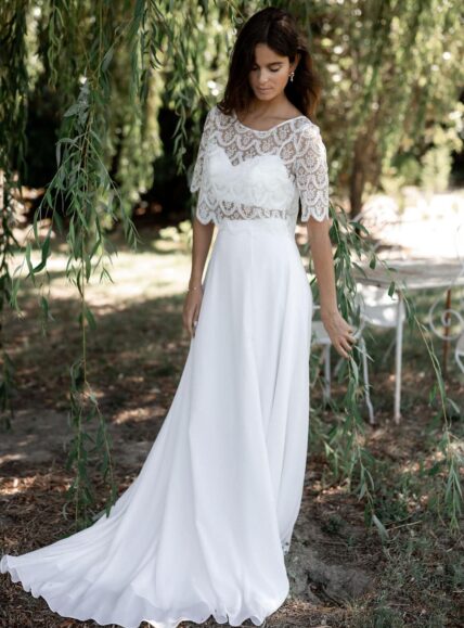 Pia Chiffon Wedding Skirt - Madame Said Yes