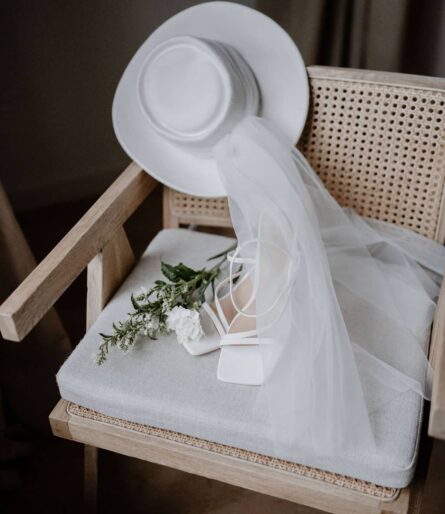 Alba Bridal Hat - She Said Yes