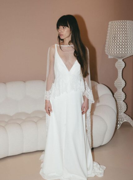 Audette Wedding Cape – She Said Yes