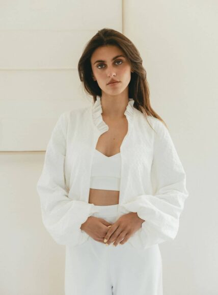 Chaqueta Josepha de crepé - Madame a dit oui