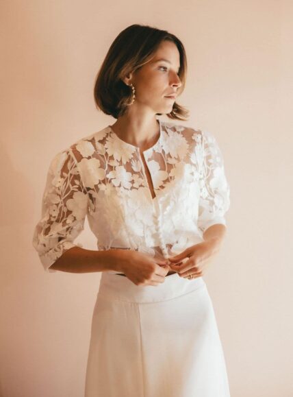 Honorine Wedding Blouse - She Said Yes