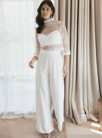 Pantalon thelma Pantalon de mariage Thelma - Madame a dit oui