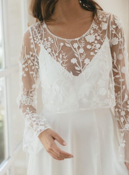 Blusa de novia Flora - Madame a dit oui