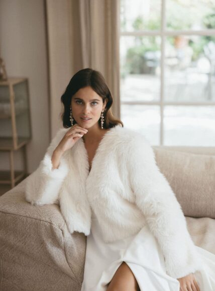 Nayah Faux Fur Jacket - Madame Said Yes