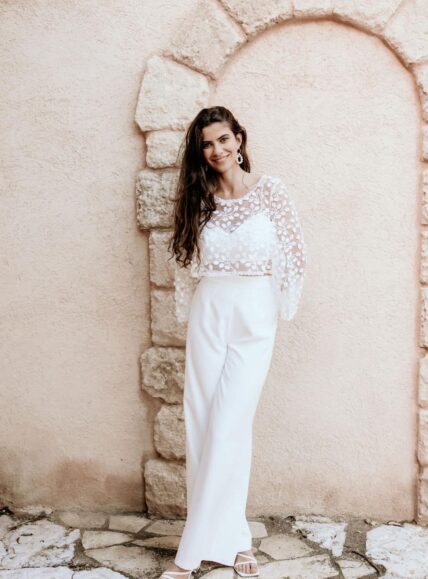Pantalon de mariage Thelma - Madame a dit oui